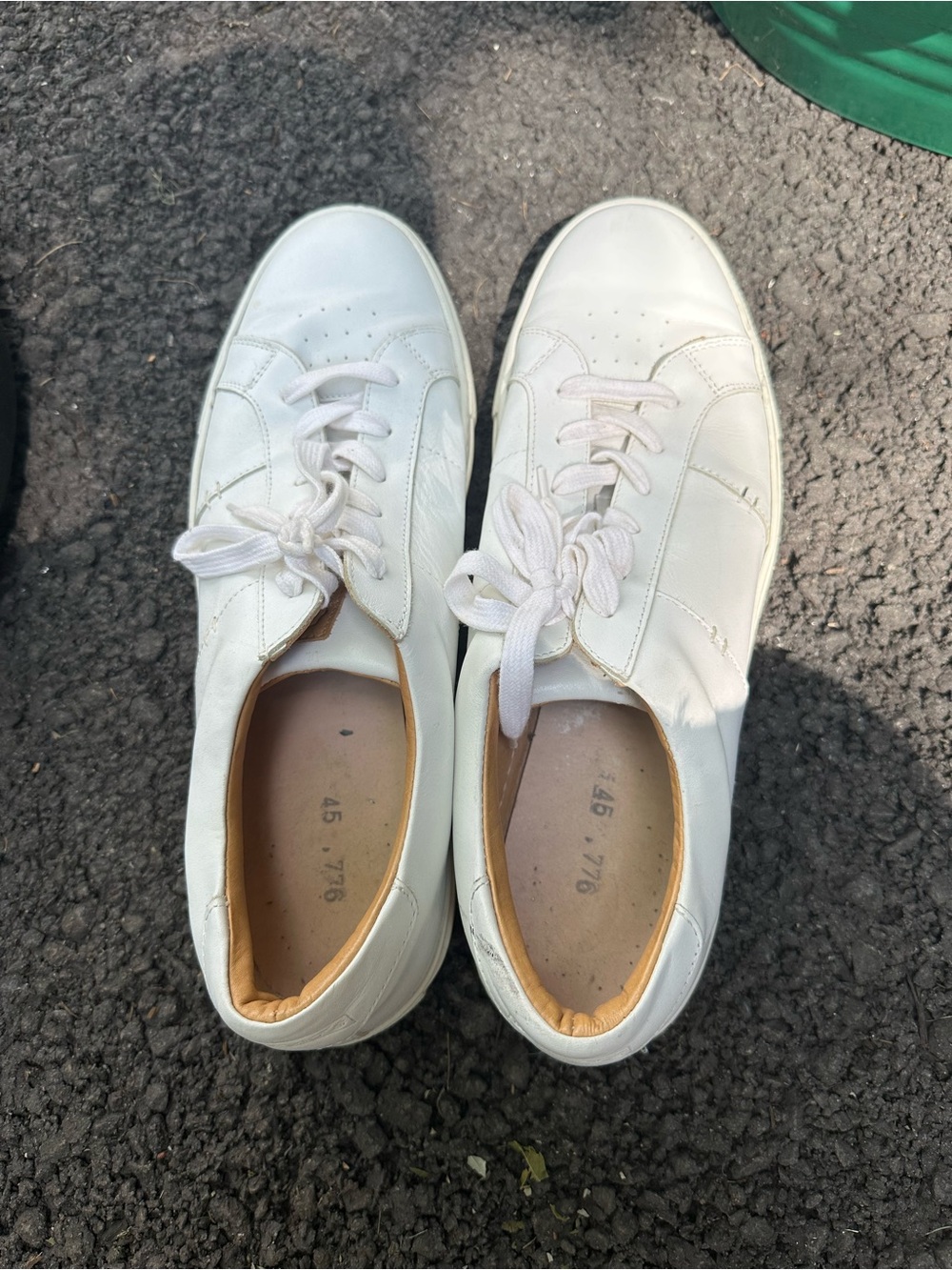 Greats White Leather Men’s Sneakers